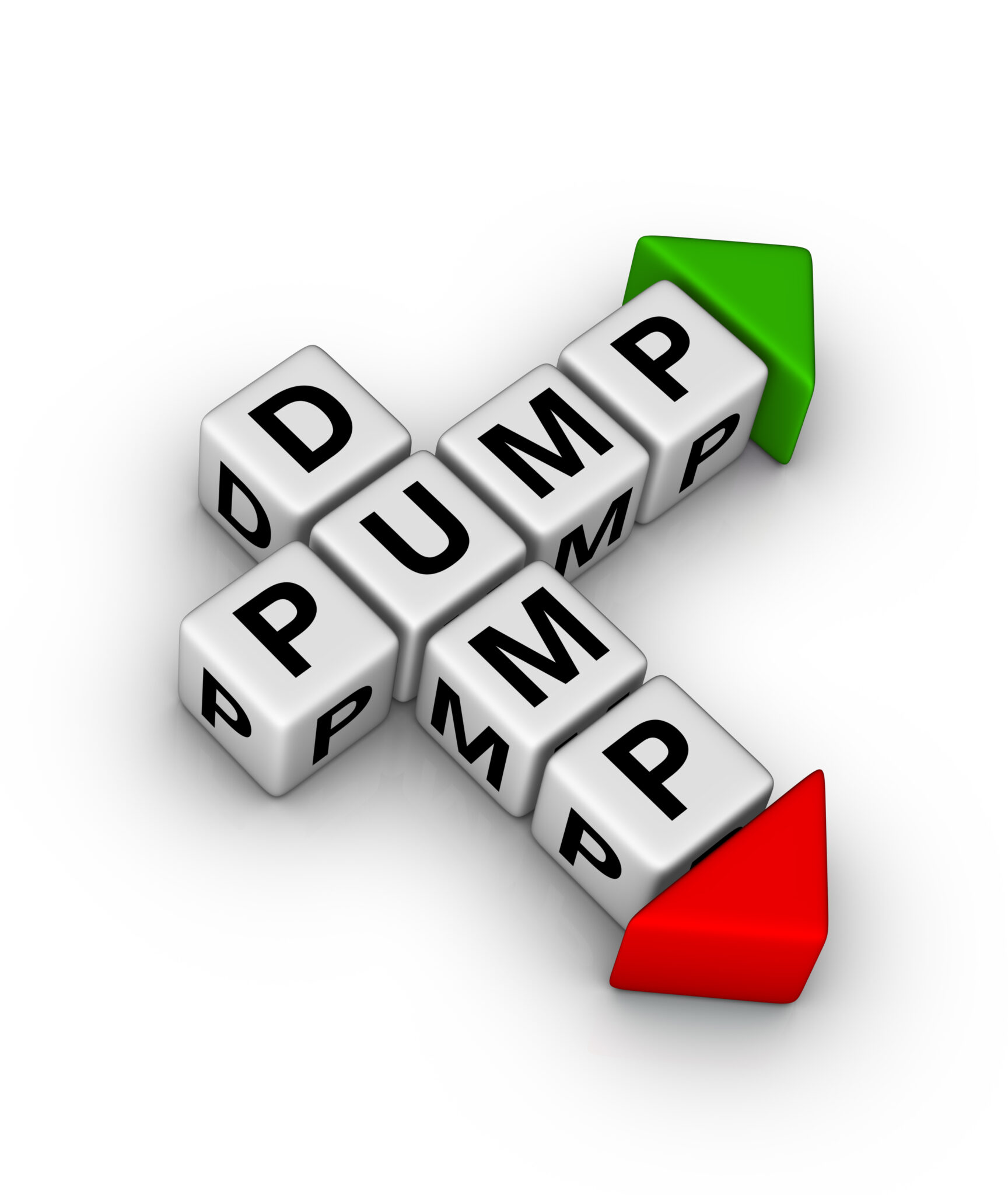 Pump and dump symbol.