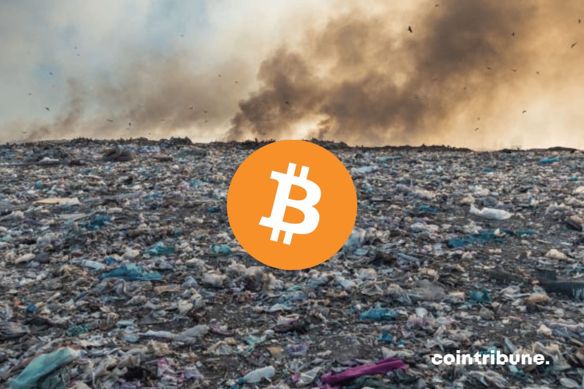 Bitcoin mining methane
