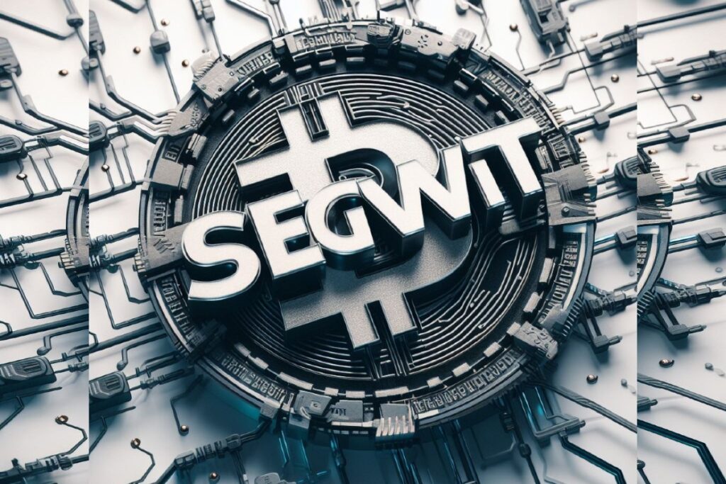 Segwit - A Bitcoin coin with the word Segwit