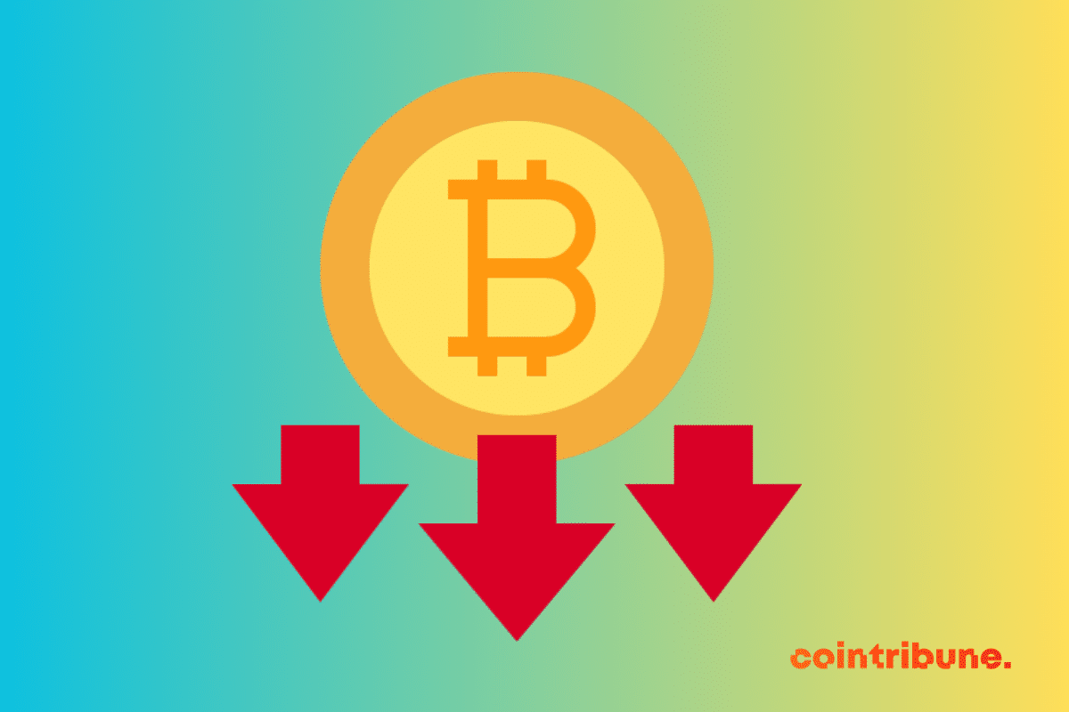 Le bitcoin chute