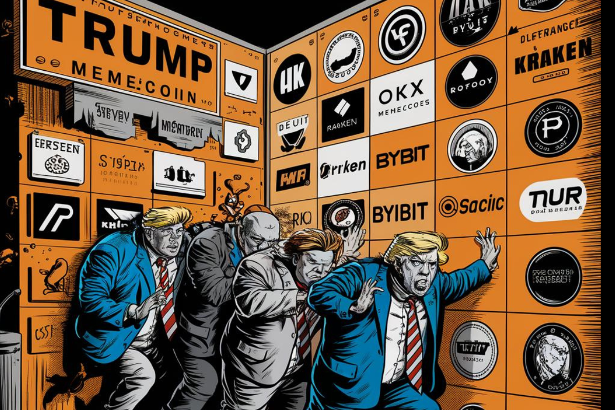 Crypto: Trump Memecoin removed from major platforms and crashes by over 30%