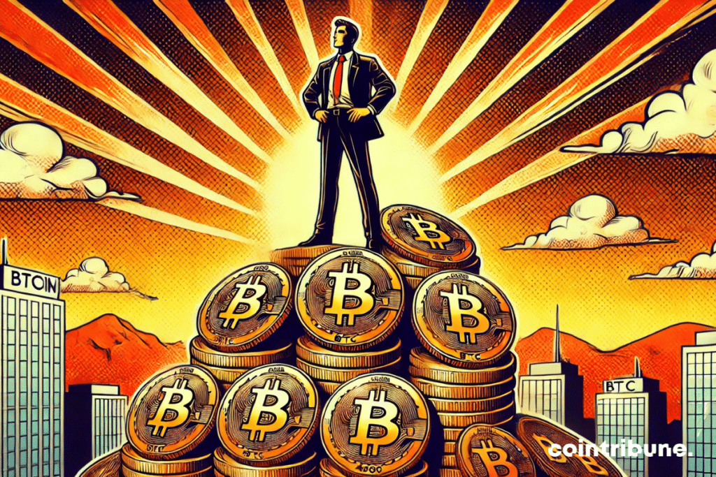 Michael Saylor se alza sobre su fortuna en Bitcoin