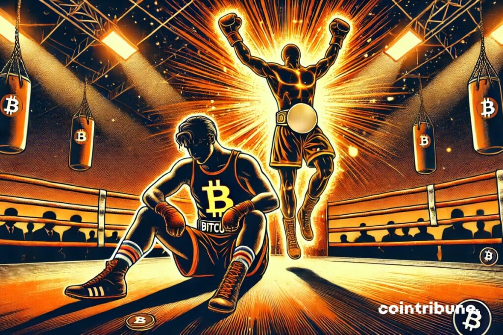 El oro triunfa mientras el bitcoin lucha