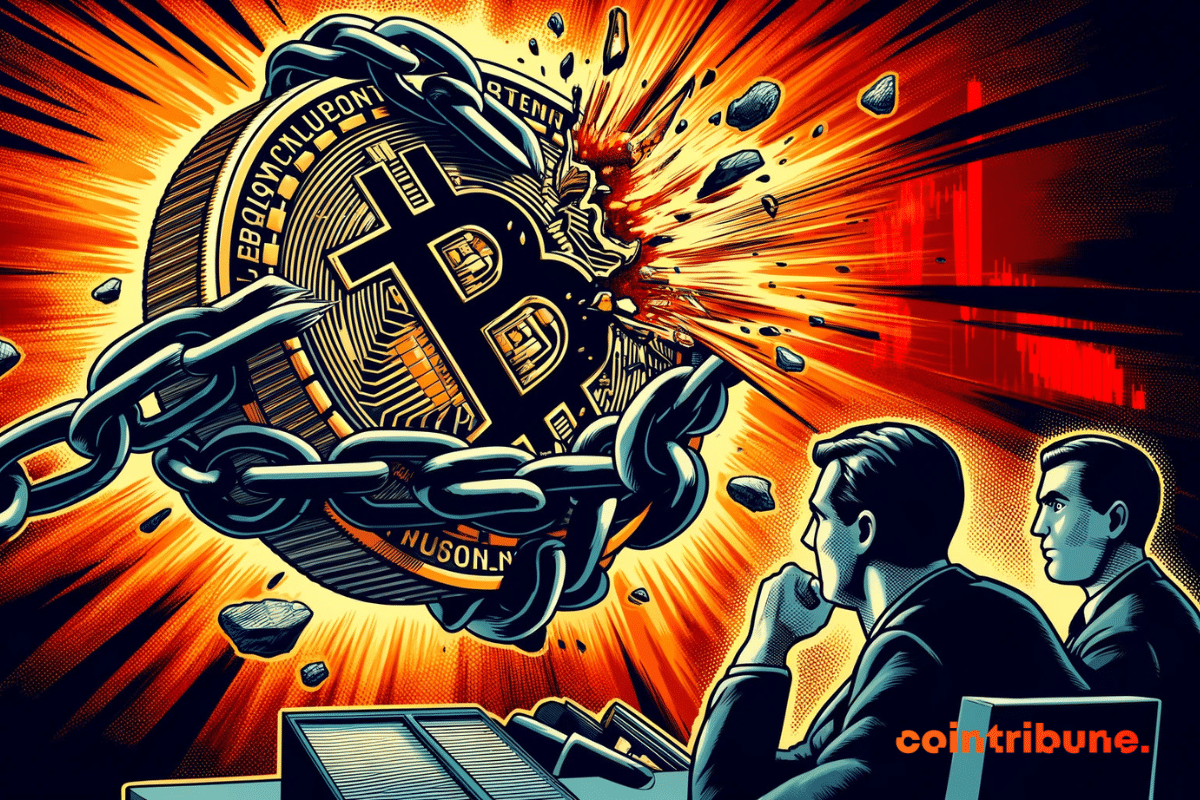 Bitcoin enchaîné, tentant de briser ses restrictions économiques
