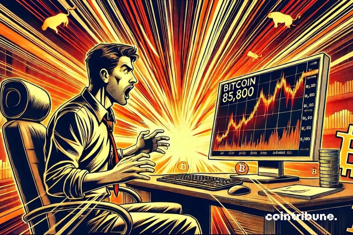 Un inversor de Bitcoin ante el ascenso meteórico de BTC.