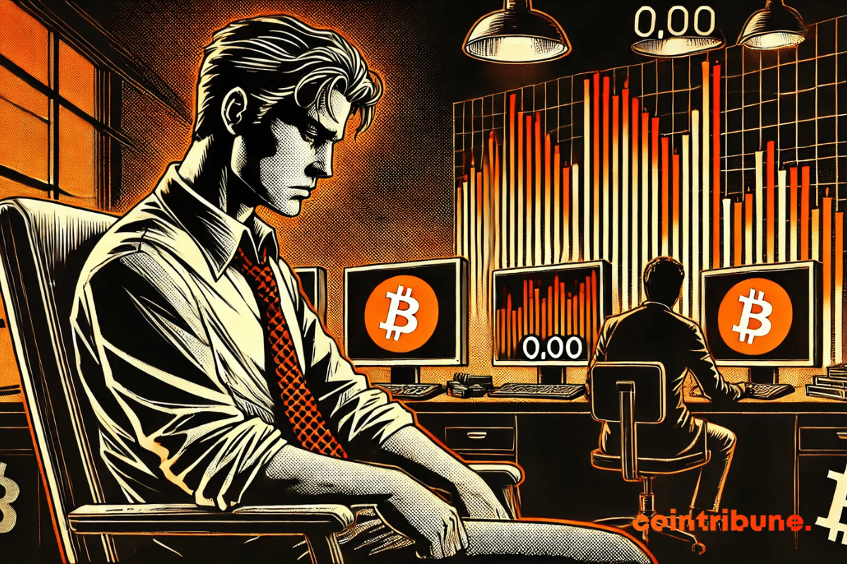 Ilustración de la tensión y la inercia asociadas con la caída de los flujos de Bitcoin.