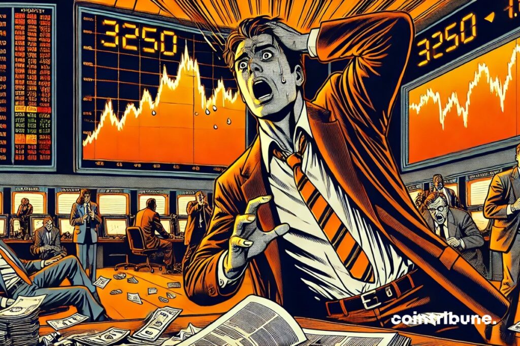 A queda nos índices de Wall Street chocou os investidores. O Bitcoin está estável.