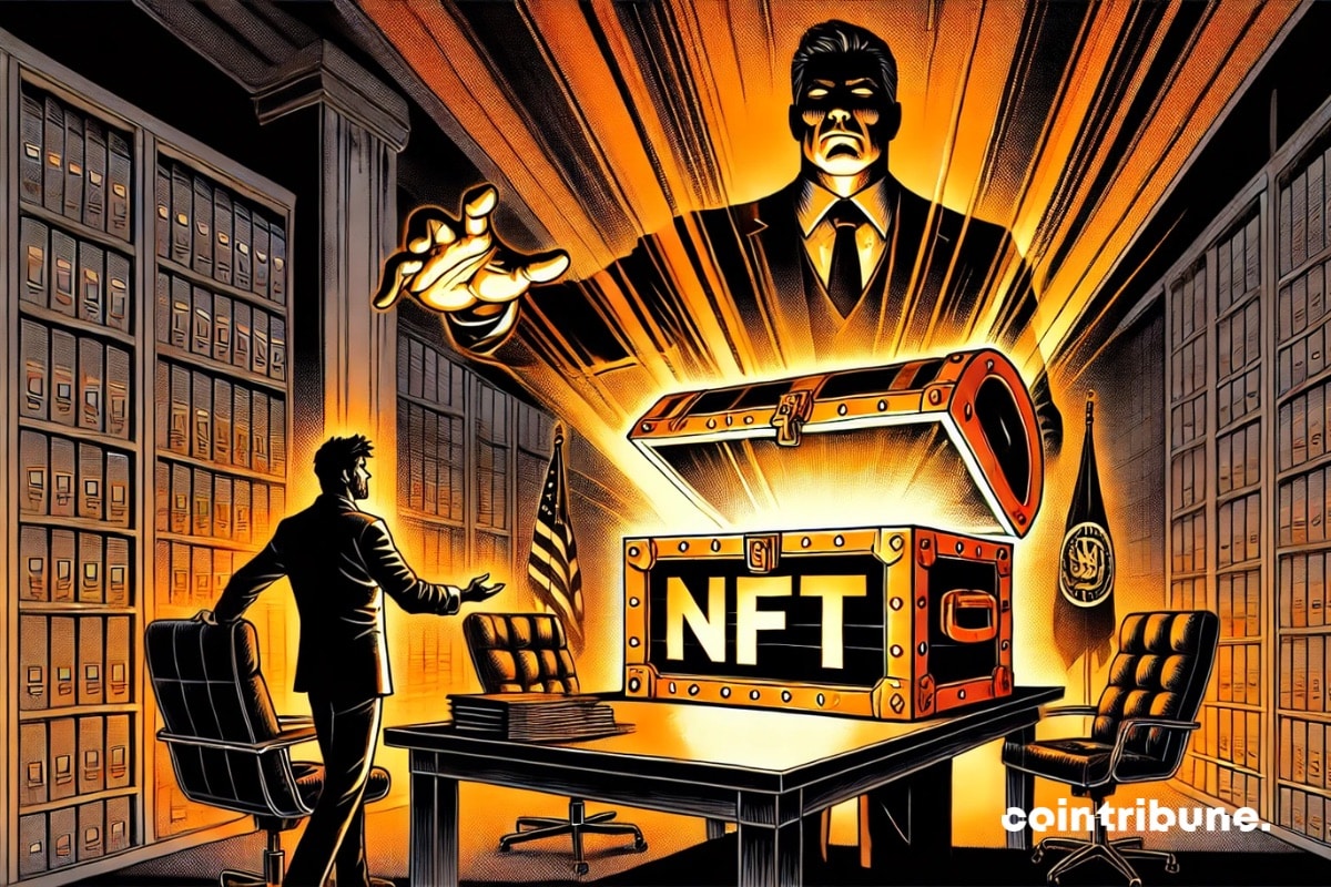Um representante da OpenSea defendendo as NFTs perante a SEC.