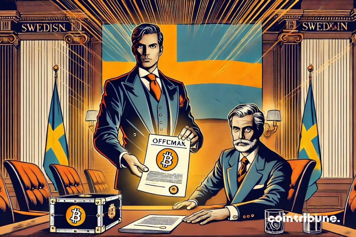 Um membro do parlamento da Suécia apresenta um plano de bitcoin para as reservas nacionais.