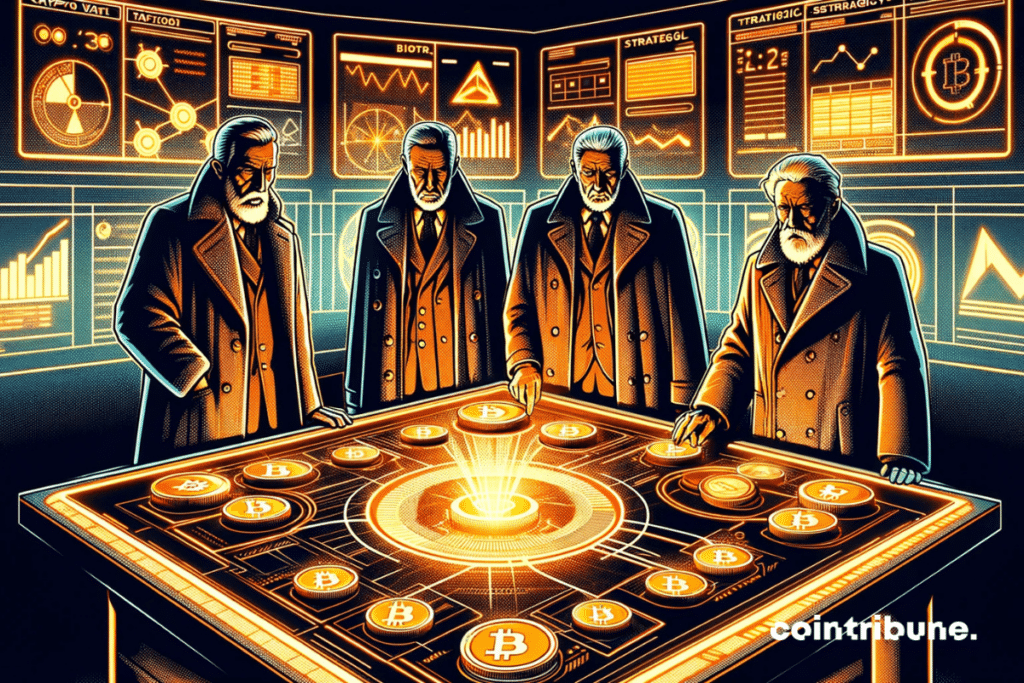 Ilustrações de comerciantes veteranos de Bitcoin