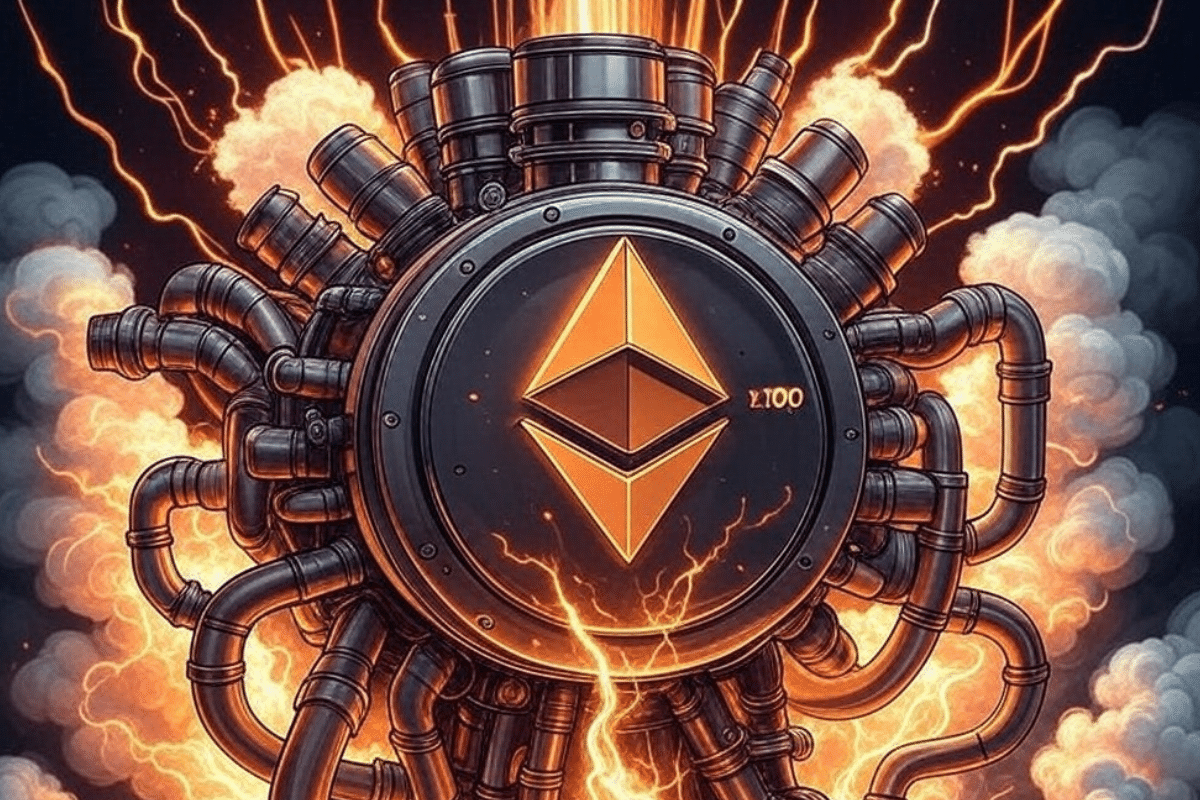 Máquina mecânica Ethereum pronta para explodir