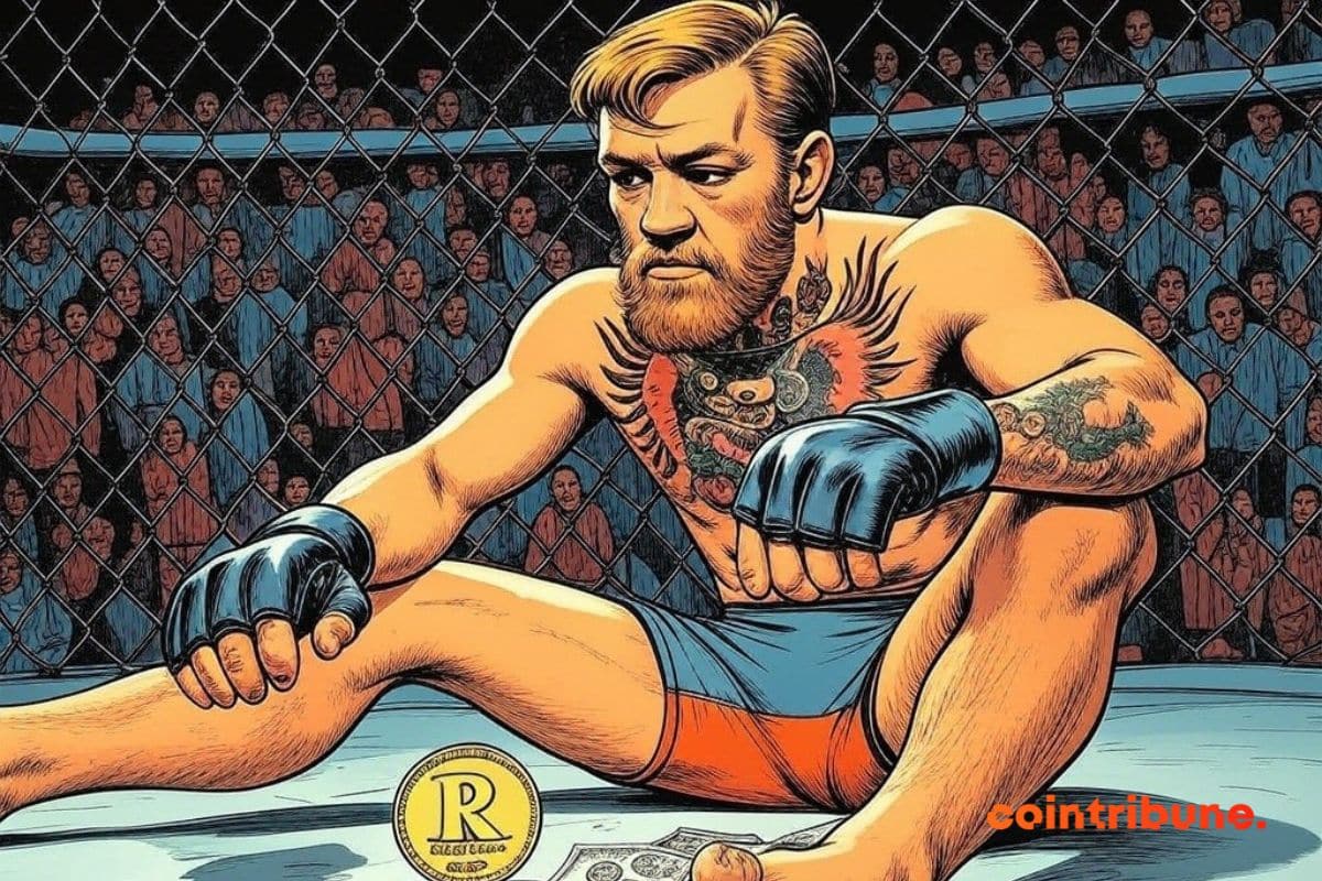 Conor McGregor senta-se no chão, arrasado pela falta de lucratividade do token de criptografia REAL