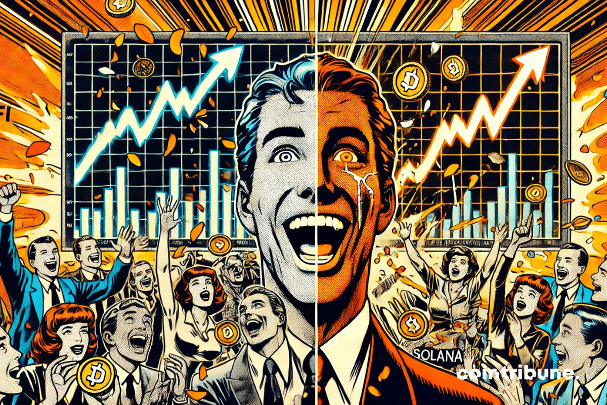 A dualidade emocional do momento: euforia no lado DeFi e desespero entre os investidores de criptografia SOL