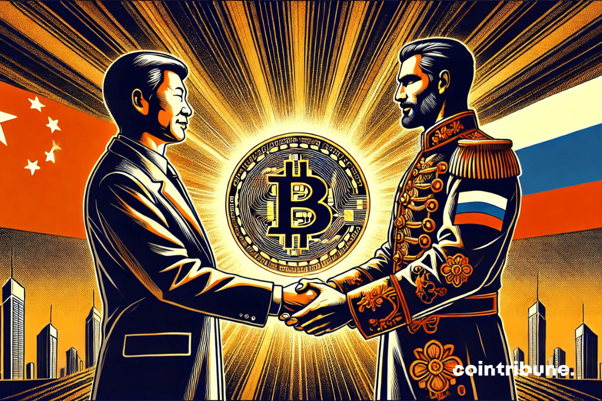 O aperto de mãos sino-russo, dois gigantes dos BRICS, em torno do Bitcoin