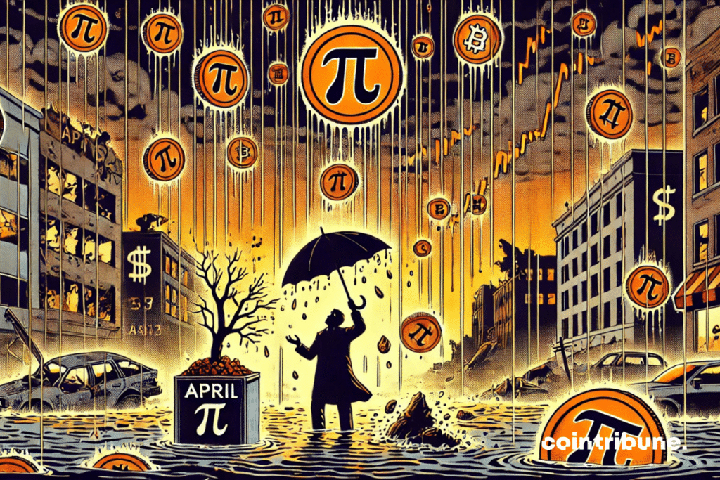 Está chovendo Pi tokens de uma nuvem negra