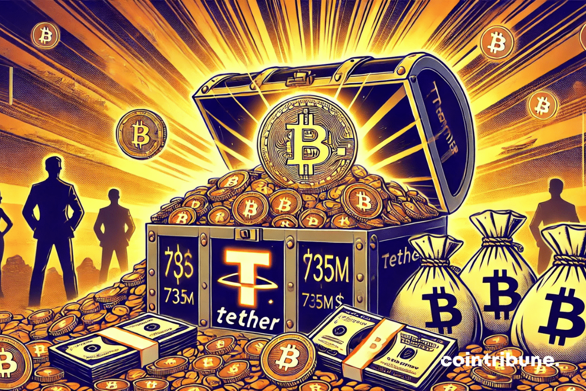 Coffre à bitcoins de Tether