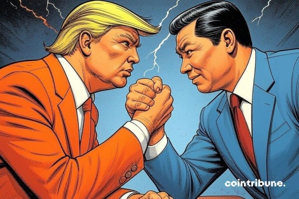 Donald Trump e o presidente da China em um braço de ferro