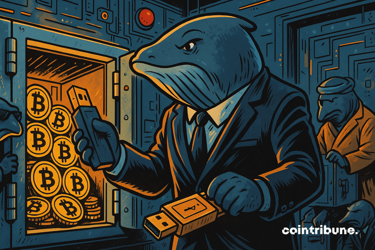 As baleias estão acumulando Bitcoin em um