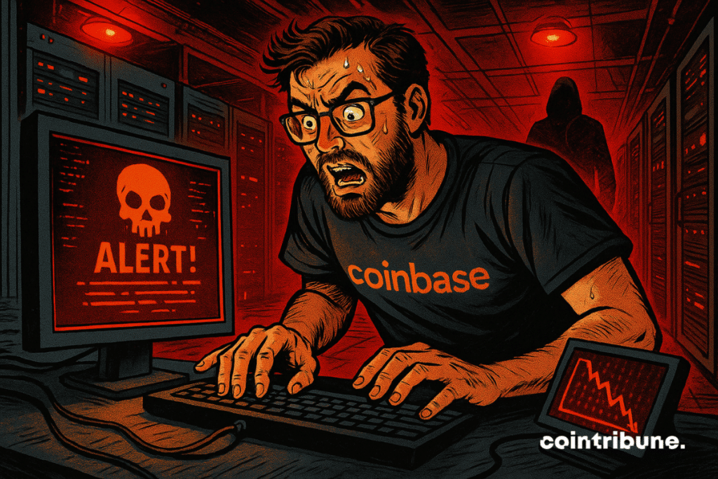 Um engenheiro de software da exchange de criptomoedas Coinbase.