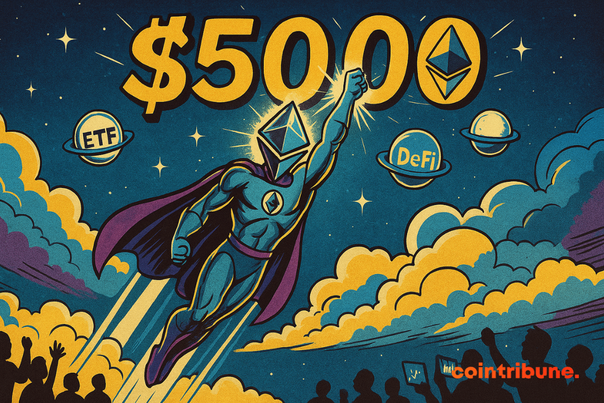 Um super-herói do Ethereum.