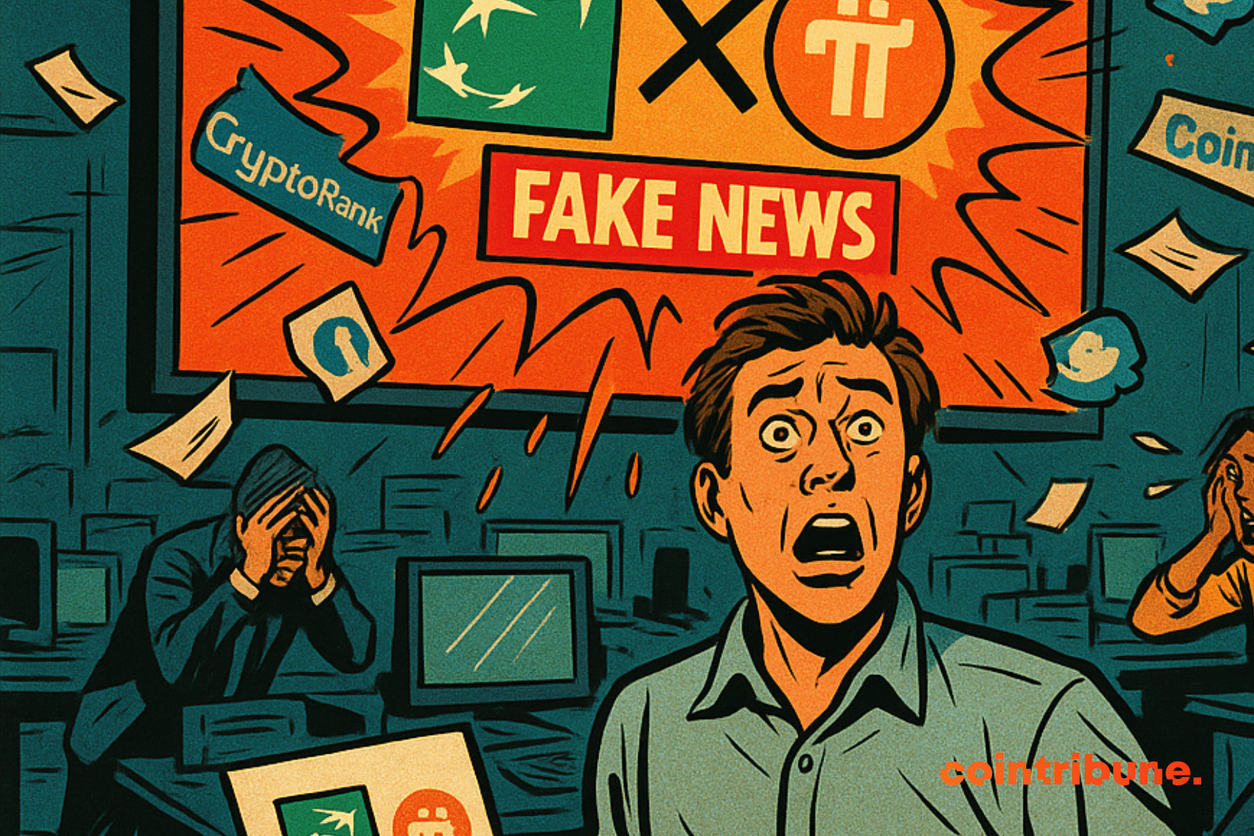 Fake news  partenariat entre BNP Paribas et Pi Network