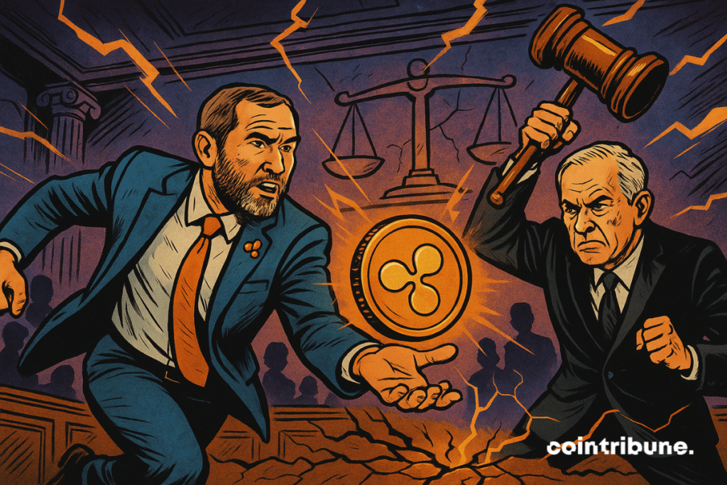 CEO da Ripple joga moeda brilhante na SEC em confronto dramático no tribunal.