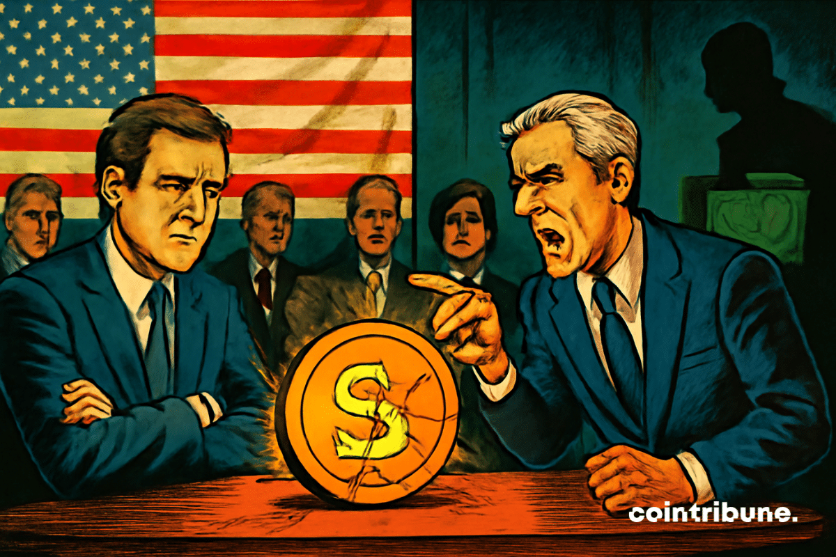 Uma discussão tensa no Senado entre senadores democratas simboliza a divisão do partido sobre o projeto de lei da stablecoin e a regulamentação das criptomoedas.