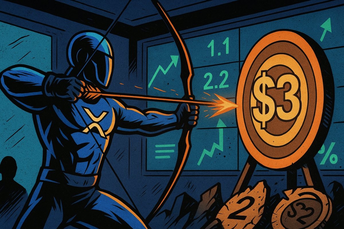 O arqueiro da XRP aponta sua flecha para um alvo de US$ 3