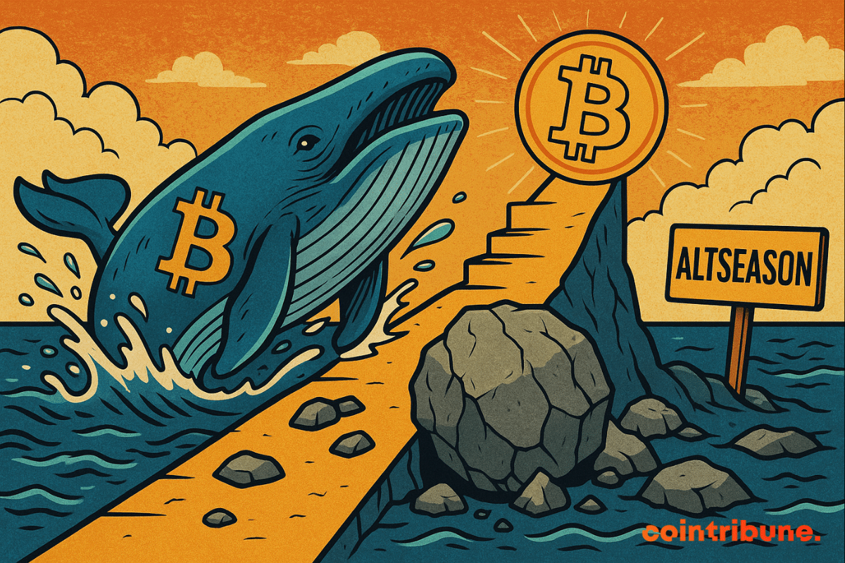 Uma baleia criptografada