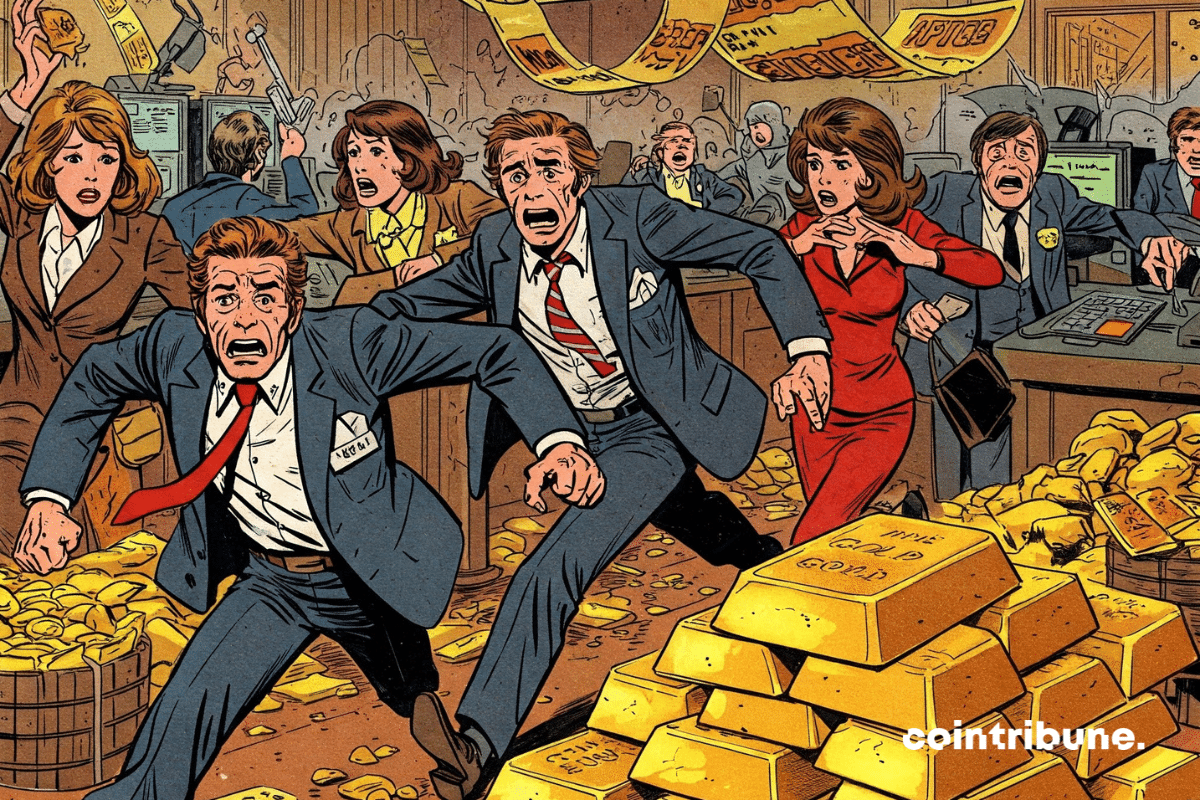 Mercado de ações em alerta enquanto os investidores migram para o ouro