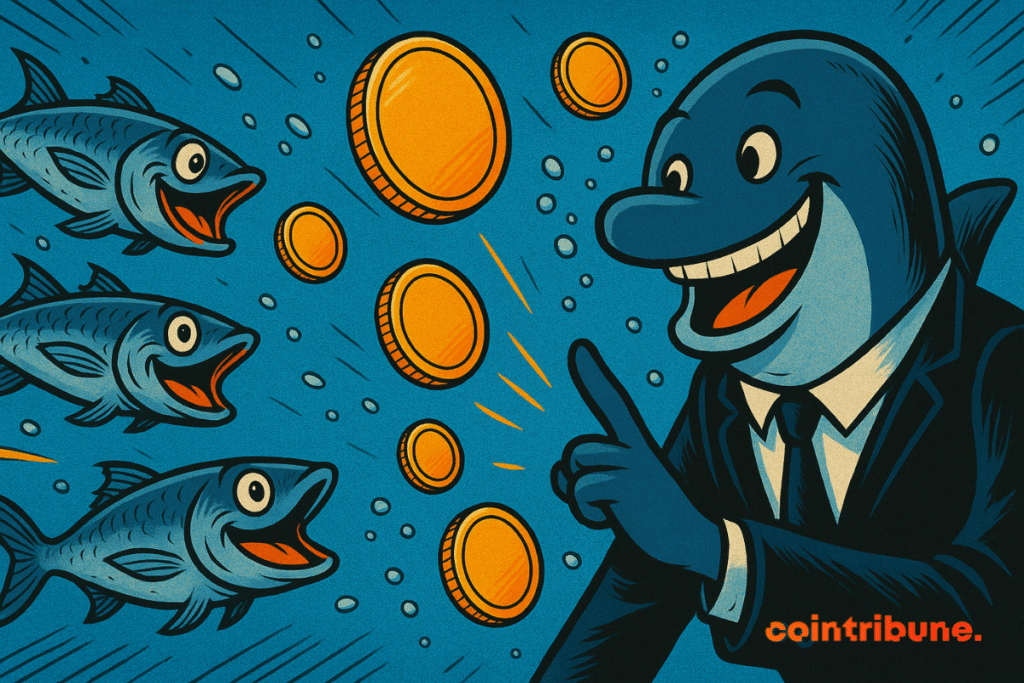 criptomoedas preferidas de sardinhas e baleias.
