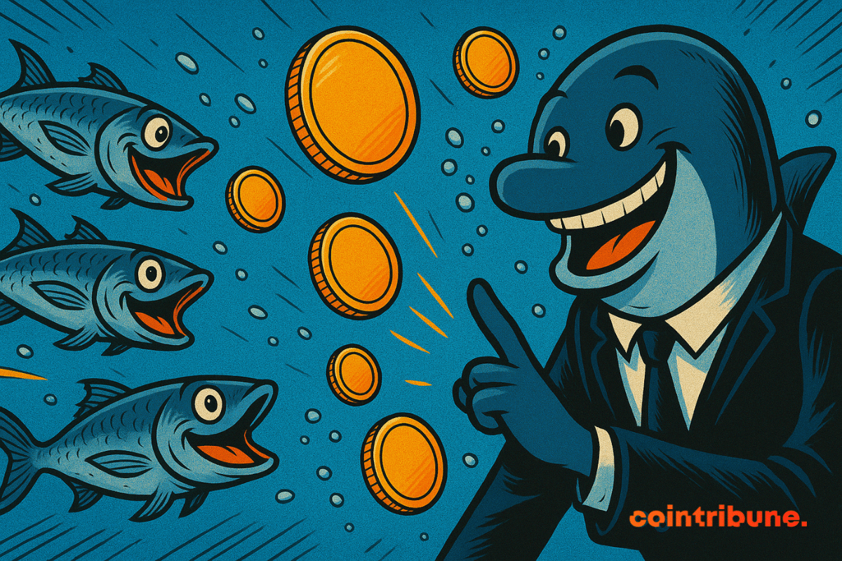 criptomoedas preferidas de sardinhas e baleias.