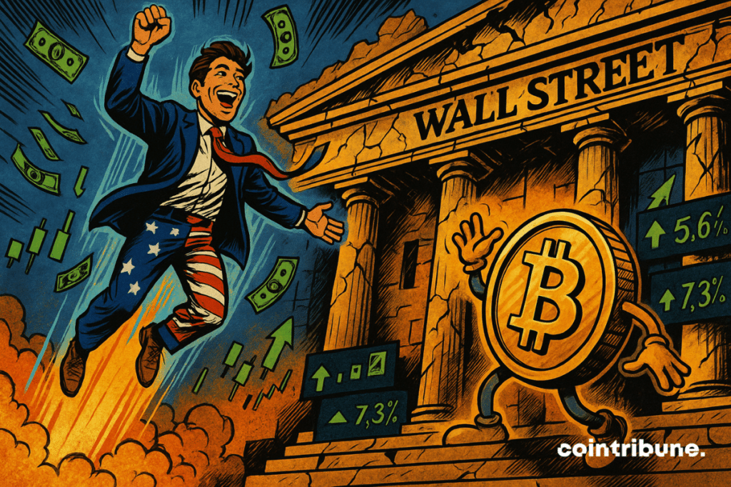 Un trader impulsado frente a un Bitcoin vacilante.