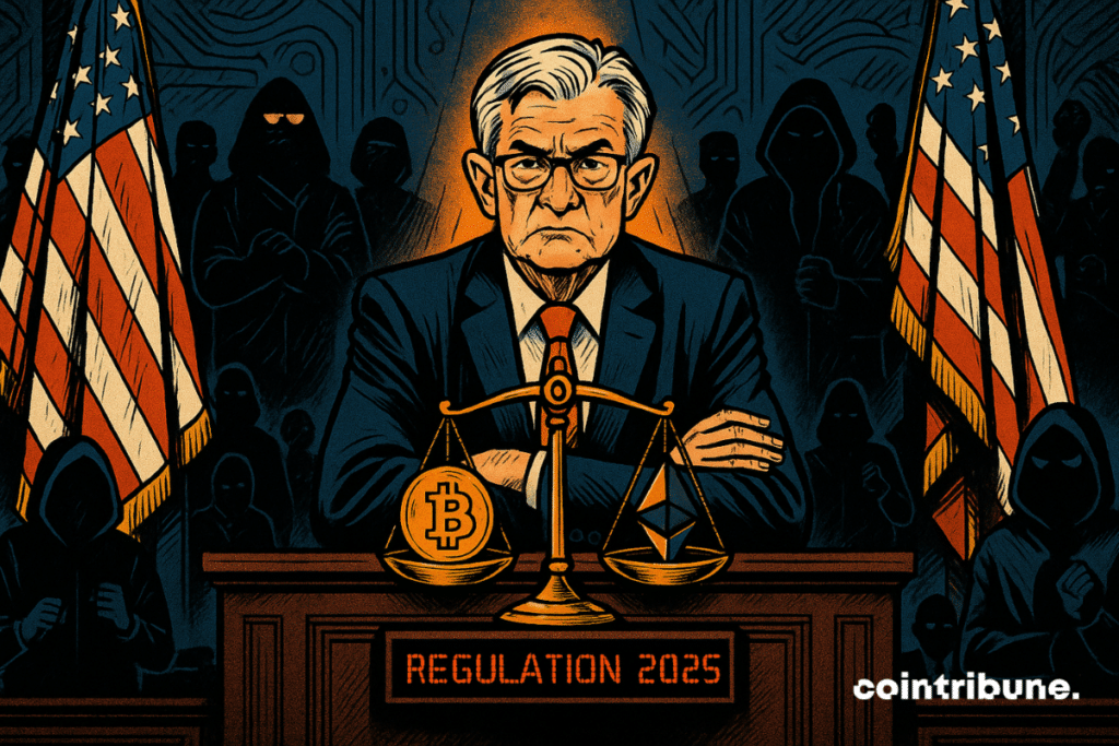 Powell como juiz da regulação cripto.