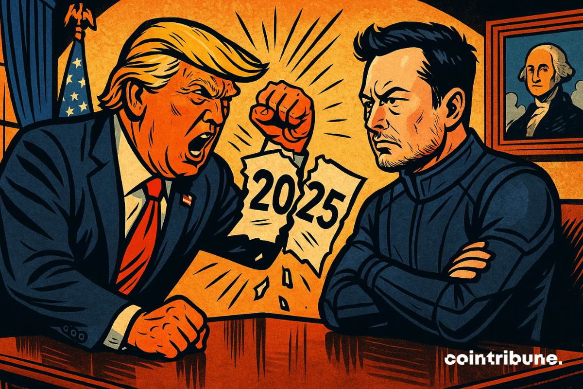Confronto explosivo no Salão Oval entre Trump e Musk.