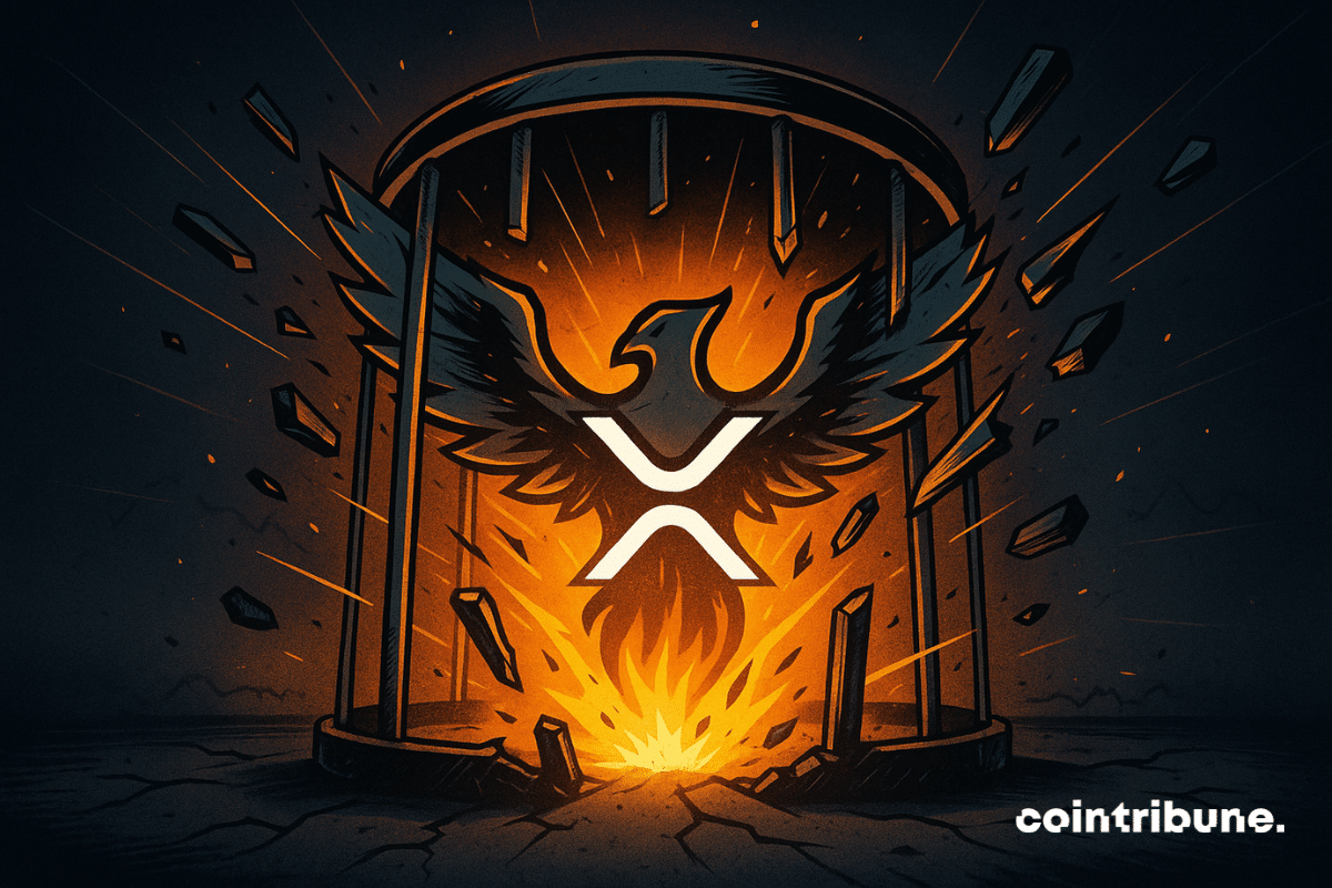 La criptomoneda XRP rompe su jaula de consolidación.