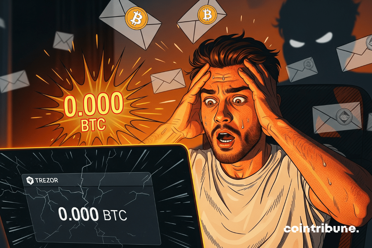 Um utilizador atordoado descobre que a sua carteira de criptomoedas Trezor foi esvaziada a zero