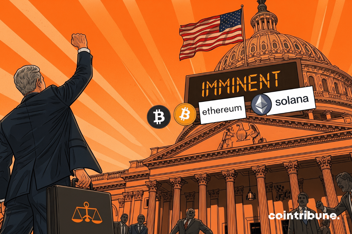 Tense Senator Raises Hand Ahead of Upcoming Crypto Stablecoin Vote