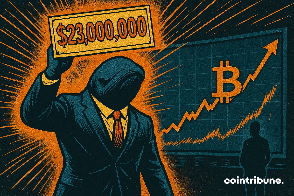 Baleia rouba cheque de US$ 23 milhões por aposta de US$ 200.000 em bitcoin