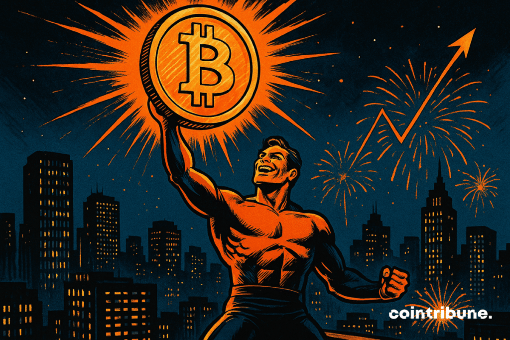 Un héros Bitcoin triomphal après l’atteinte d’un nouvel ATH.